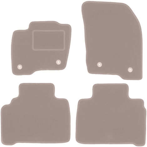 Tappetini in velluto beige per: Ford Galaxy MK2 minivan (2012-2015