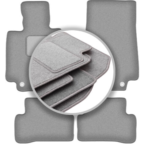 Kh Teile Tappetini In Velluto Premium Per Mercedes Classe C W205 / S205 - Set 4 Pezzi, Nero, Made In Germany
