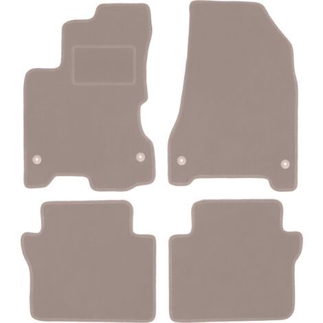 MTM Tappetini Auto In Velluto Su Misura Per Renault Koleos II (07/2017-2021) - Set 4 Pezzi Con Battitacco Rinforzato, Antiscivolo, Made In Italy