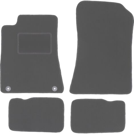 Tappetini Auto In Tessuto Spesso Per Honda Accord VIII (2008-2015) - Colore Antracite (Set 4 Pezzi)