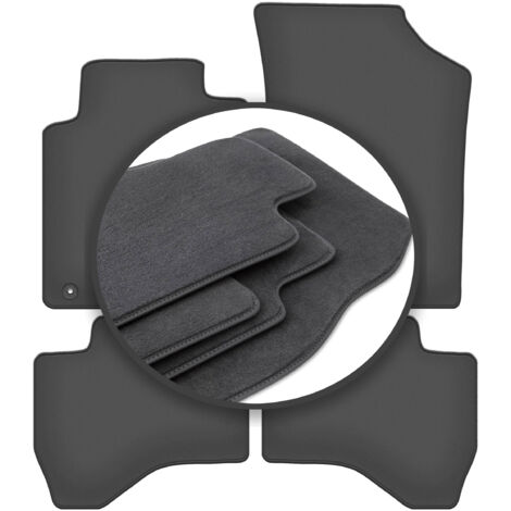 Tappetini Auto MOSSA Per Peugeot Expert II (2007-2016) - Feltro Nero Antiscivolo