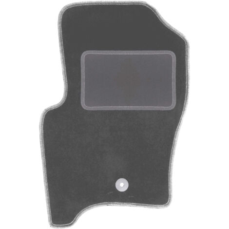 Tappetino Auto Per Conducente In Velluto Per Toyota Yaris II (2005-2011), 1 Pezzo, Su Misura Con Clip Ovale - 4