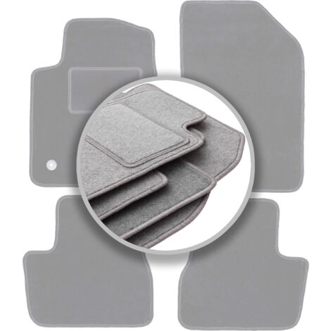 Tappetini Auto In Tessuto Per Peugeot 206+ (2009-2012), Set Di 4 Pezzi, Colore Nero, Su Misura, CARMAT TEXER - 5