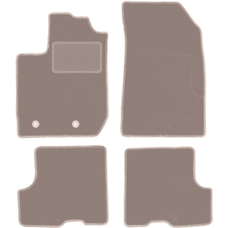 Tappetini Auto Tessuto Dacia Duster 2014-2017 Set 4 Pezzi Nero Antracite - 2