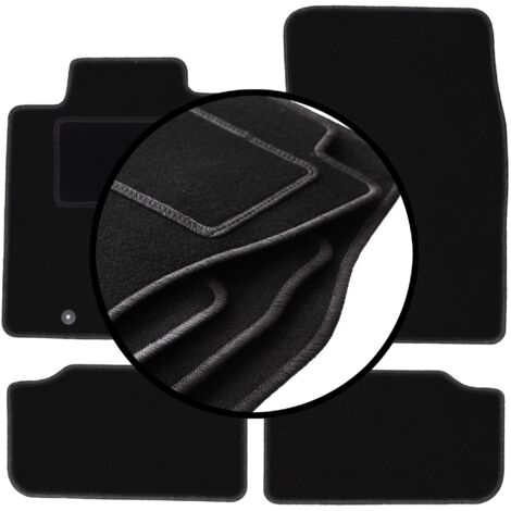 Set Di 2 Tappetini Anteriori In Velluto Per Hyundai Getz, Su Misura, Con Rinforzo Saldato E Clip Antiscivolo - 6