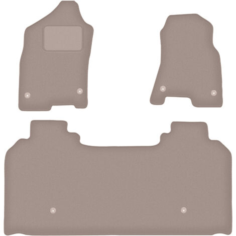 Tappetini in velluto beige per: Dodge Charger coupé (2006-2010