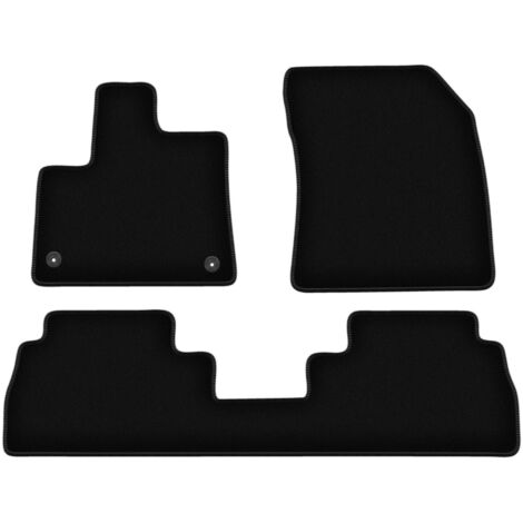 Auto Tappeto Tappetini per Citroen 2CV Nero Azzurro 3teilig Velluto