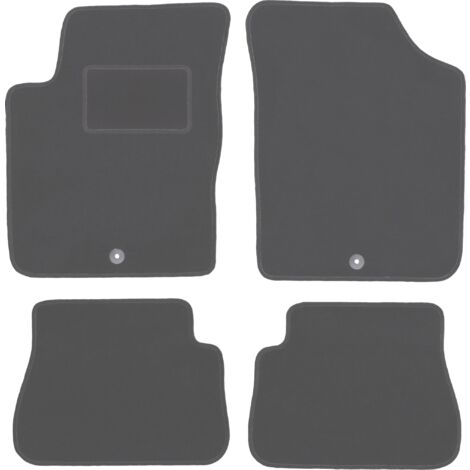 TEXER Tappetini Auto In Tessuto Per Kia Sorento I (2003-2009) - Set 4 Pezzi, Nero, Antiscivolo, Su Misura - 4