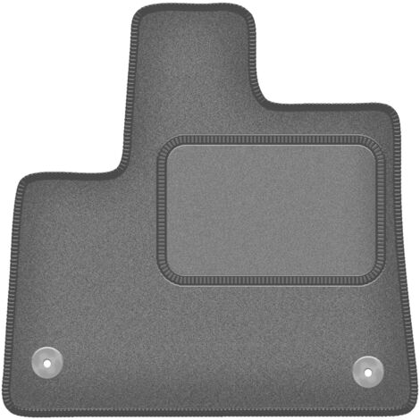 Tappetino Conducente In Velluto Per Toyota Avensis III T27 (2009-2018) – Su Misura Con Rinforzo Pedali E Base In Gomma