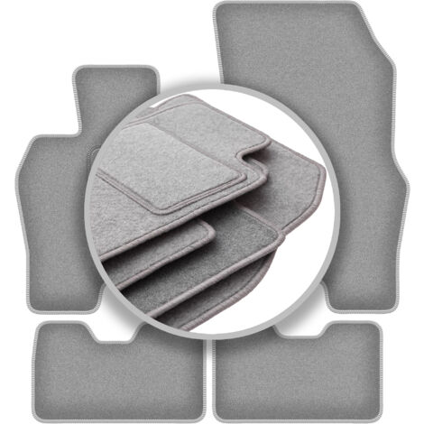 Tappetini Per Cabina Camion DAF XF 2018-2022, Set Completo In Pelle Sintetica Grigia, Spessore 10 Mm. Con Tappetini Cruscotto.