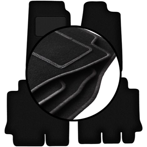 Tappetini anteriori neri per: Jeep Wrangler JL 4 porte (2017