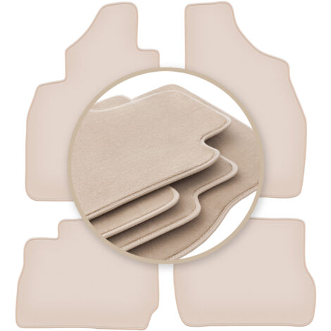 MTM Tappetini Auto Su Misura Per Mitsubishi Pajero Pinin Long 1999-2007, Set 4 Pezzi, Moquette Nera, Battitacco, Made In Italy