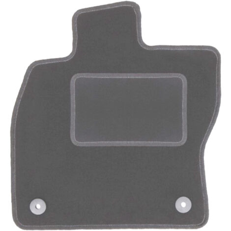 Wielganizator Tappetini auto in velluto su misura, compatibili con Seat Leon III (2012-2020) | Qualità: base – vestibilità precisa – fondo antiscivolo – 2 pezzi – nero