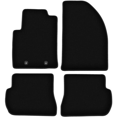 Tappetini Gomma Anteriori Per Ford Fusion 2002-2012 - Set Conducente E Passeggero, Antiscivolo, Bordi Alti 1,5 Cm - 2