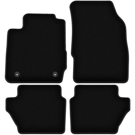 Tappetini in velluto nero per: Peugeot 307CC cabrio (2003-2008