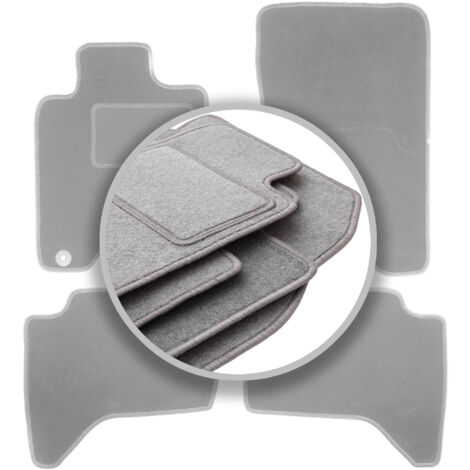 Tappetini per Mitsubishi L200 Club Cab (2006-2015) Tappetini per auto in velours in 4 pezzi