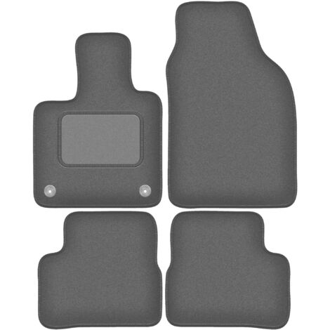 Tappetini Auto Fiat 500 Qualità Originale: Set Anteriore 2 Pezzi In Velluto 850g/m² Con Nastro Rosso, Made In Germany - 4