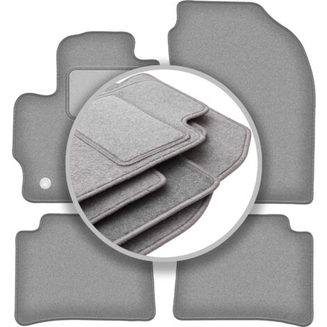 Tappetini Auto In Velluto Antracite Per Toyota Corolla E11 (1997-2002) - Set Anteriori 2 Pezzi, Rinforzati, Prodotto OEM