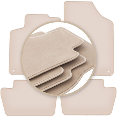 Tappetini in velluto per Peugeot 3008 II (2016-....) - tappeti auto beige