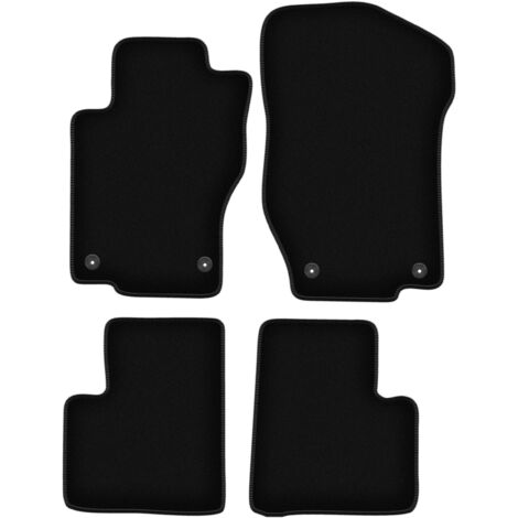 Tappetini BASIC in velluto nero per: SsangYong Kyron SUV (2005-2014