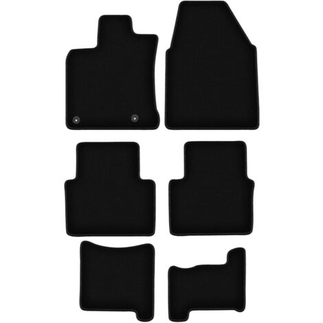 Tappetini Velluto Set per Nissan Qashqai J11 IN Stoffa Auto 4 Pezzi