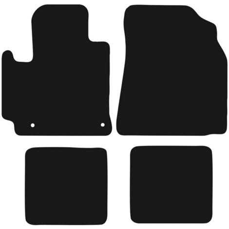 Tappetino conducente nero per: Toyota RAV4 II 2WD 3 porte (2001-2005