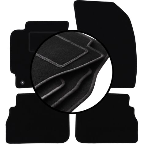 Set Di 4 Tappetini Auto In Velluto Su Misura Per Chevrolet Captiva (2006-2015), Con Rinforzo E Antiscivolo, Colore Nero - 2