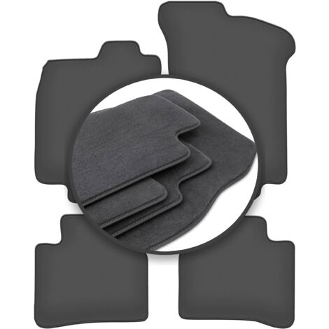 Tappetini auto anteriore e posteriore su misura Fiat Coupe decappottabile (1994-2000) - moquette foderata in velluto