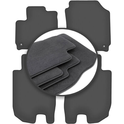 Frogum Tappetini In Gomma Per Honda HR-V (2015+) - Set Da 4 Pezzi - Impermeabili, Antiscivolo E Facili Da Pulire - Colore Nero