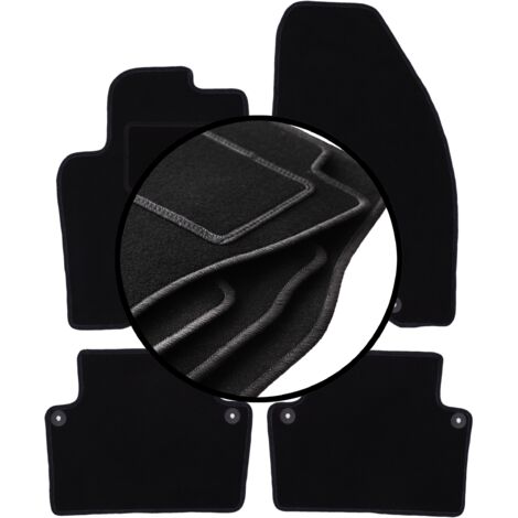 Set Di 2 Tappetini Anteriori In Velluto Su Misura Per Volvo S80 II (2006-2016) – Con Rinforzo Saldato E Sporgenze Antiscivolo - 3