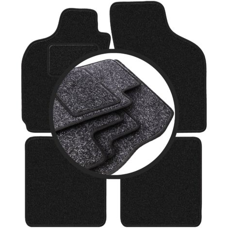 Tappetini Auto Su Misura Per Fiat Scudo (1996-2006) – Set Anteriore In Moquette Nera – Made In Italy