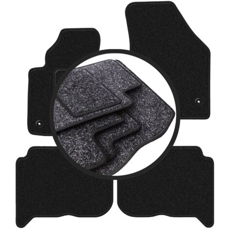 Tappetini Gomma TEXER Per VW Touran I (2003-2010): Set 4 Pezzi Antiscivolo E Inodori