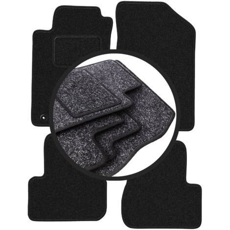 TEXER Tappetini In Tessuto Per Peugeot 206 (1998-2009, No 206+) – Set Da 4, Colore Nero - 4