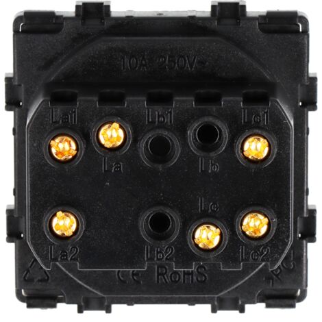 LIVOLO VL-C702W - Interruttore Per La Luce, In Vetro Touch, Con