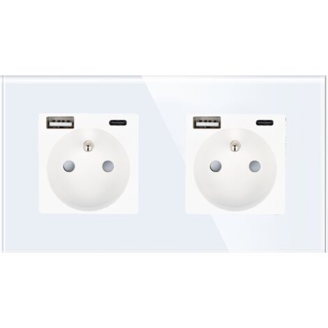 SERIE VIMAR PLANA COMPATIBILE FRUTTI PRESA SCHUKO PULSANTE INTERRUTTORE USB TV - Foto 4