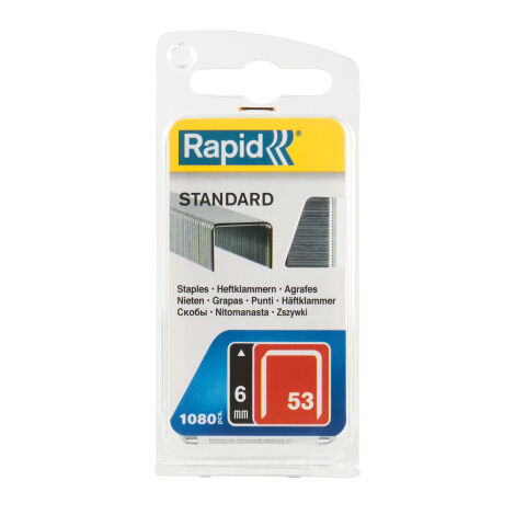 Graffe Rapid No.53 Filo Fine 6mm - Acciaio Per Tessuti