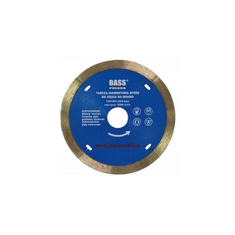 Disco Diamantato SENDI PERFECT EDGE 125 Mm | Taglio 45° Per Gres E Porcellanato | Strato 1,6 Mm | Montaggio 22,23 Mm