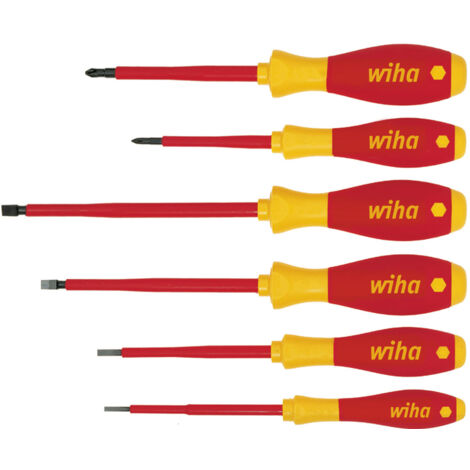 Wiha Set di giravite SoftFinish® electric A taglio, Phillips, 6 pz. (00833)