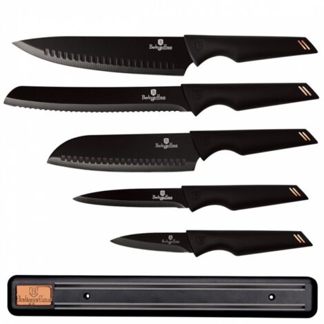 SET DI 5 COLTELLI DA CUCINA CON LAMA BERLINGER HAUS BH-2698