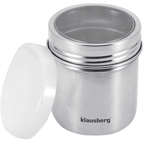 Setaccio Farina Setaccio Shaker Per Farina - Acciaio Inox Con 16 Stencil Ideale Per Dolci E Caff 907028