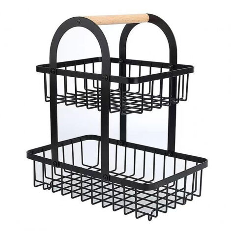 Cesto a due livelli per frutta e spezie, soppalco E-8104 (1/3)
