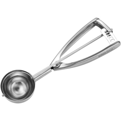 Cucchiaio Per Gelato In Acciaio Inox - Porzionatore Da 5 Cm Con Espulsore Per Dolci - Foto 5