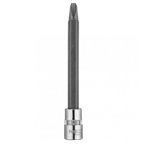 Punta per cacciavite PH3 su bussola da 1/4", lunga, 87 mm (1/5)
