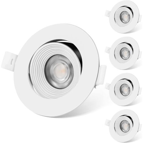 Set Di 20 Faretti LED Da Incasso Integrati 7W Bianco Caldo Faretti Da Incasso Led Per Illuminazione A Soffitto 84750065