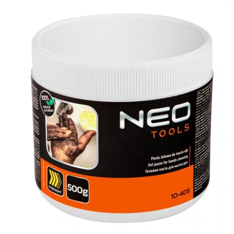 Gel, giallo, pasta detergente per le mani, per rimuovere sporco difficile e molto ostinato - barattolo da 500 g (1/4)