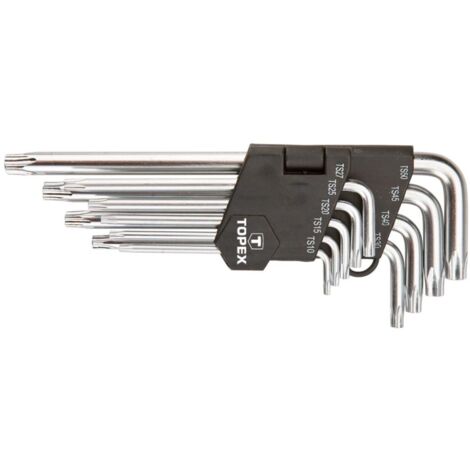 Set di 9 chiavi pentagonali TS10-50 (1/2)