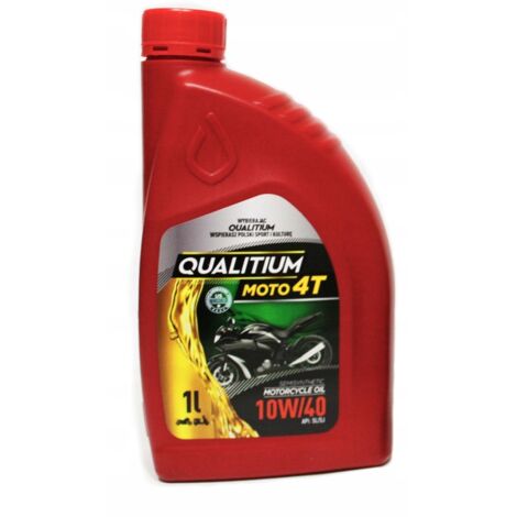 Olio per moto 4T 10W40 Qualitium 1L JASO MA2 - Scooter Moto Quad ATV (1/3)