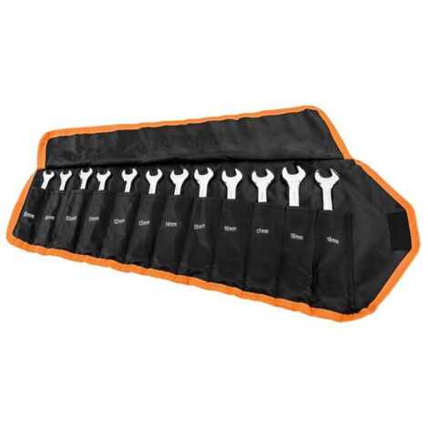 Chiavi combinate a cricchetto con interruttore, set da 12 pezzi, 8 - 19 mm, custodia morbida (1/5)