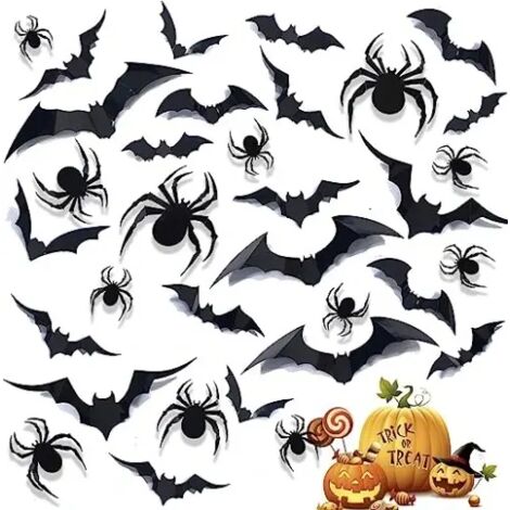 Adesivi per decorazioni di Halloween 68 pezzi di vari tipi (1/4)