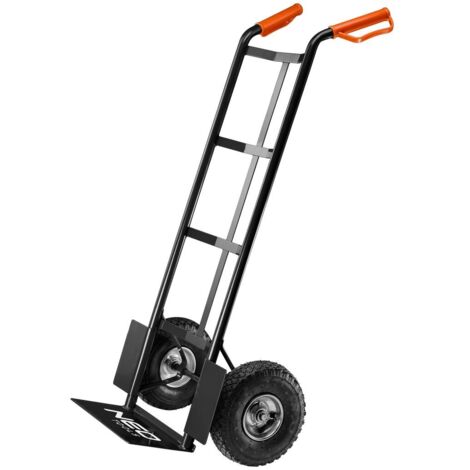 Carrello Pieghevole 2 In 1 – 200 Kg Di Portata, Trolley In Alluminio Con Ruote Pneumatiche, Manico Telescopico, Per Traslochi E Spesa - copertina